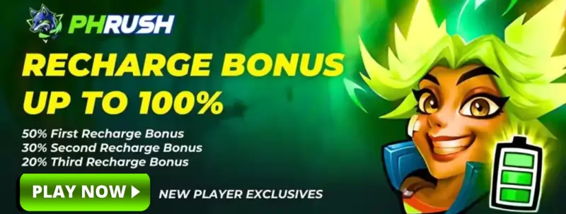 PHRush rewards bonus banner