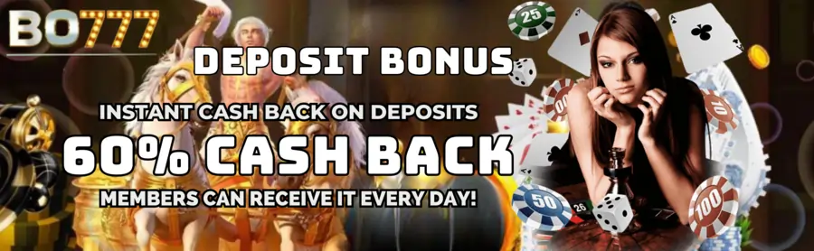 Bo777 deposit bonus banner